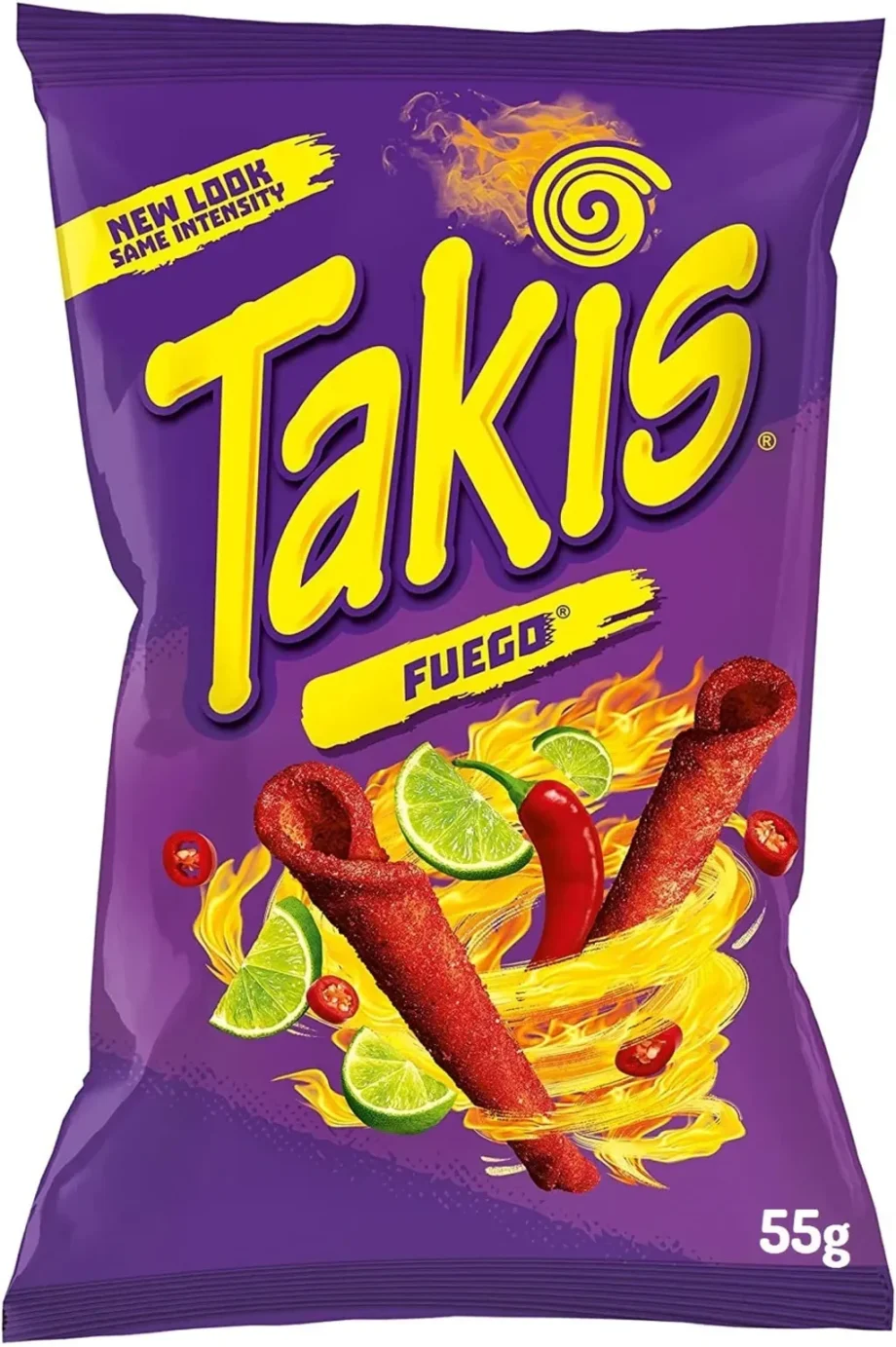 Taki's Fuego Hot Chilli Pepper & Lime Tortilla Chips